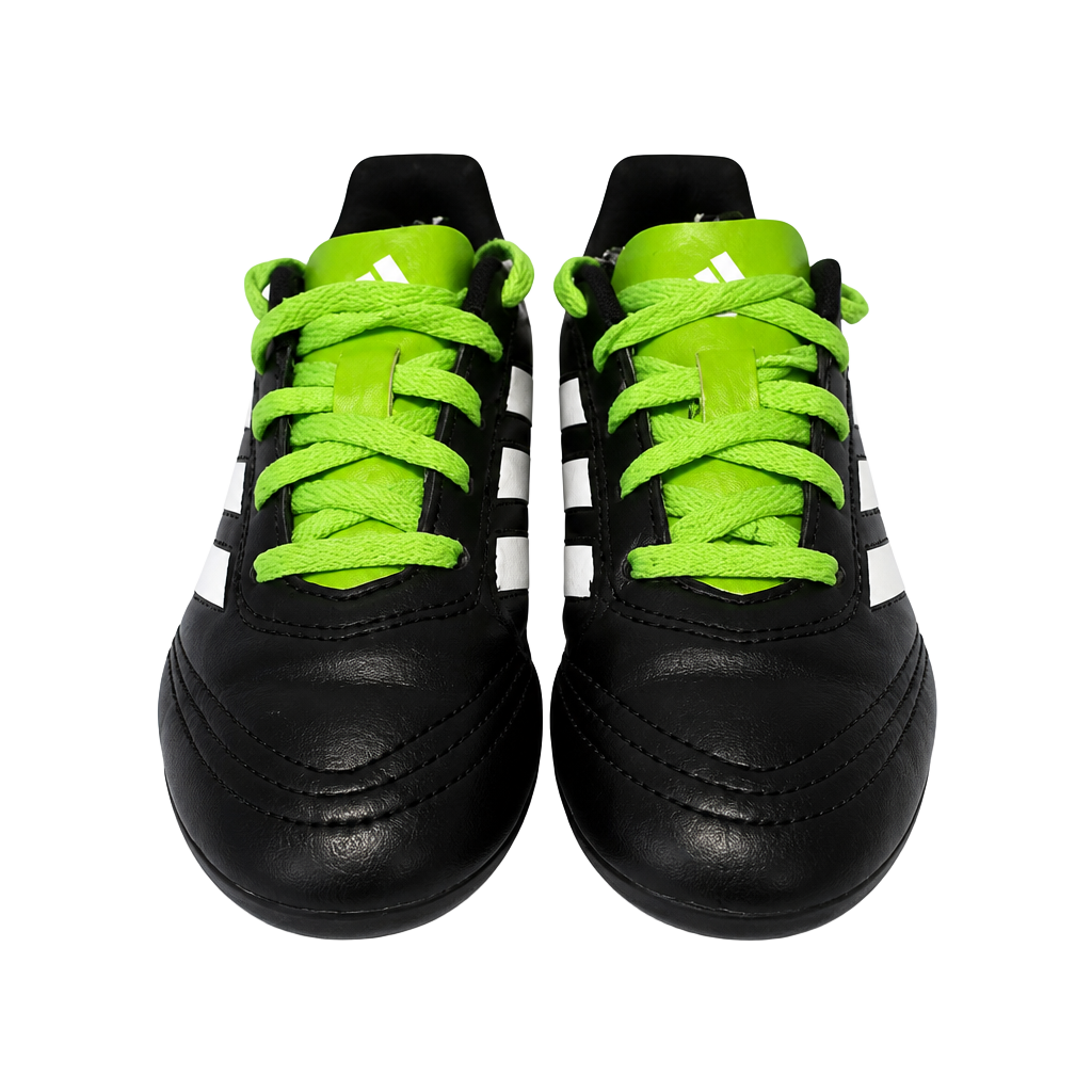 Adidas Goletto VI Soccer Cleats Black White Neon Green Youth 1