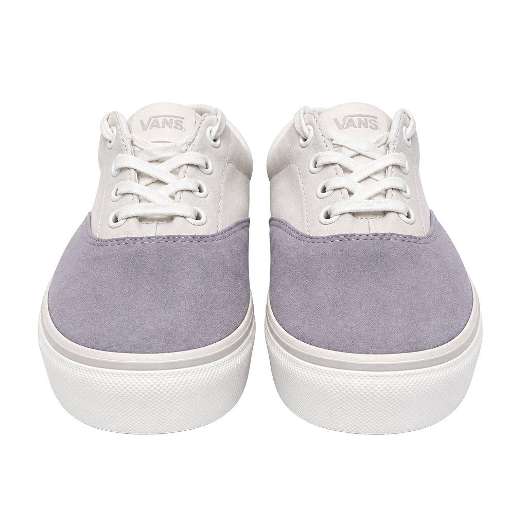 Vans Doheny Platform Sneaker Light Blue/Grey Suede Canvas 1