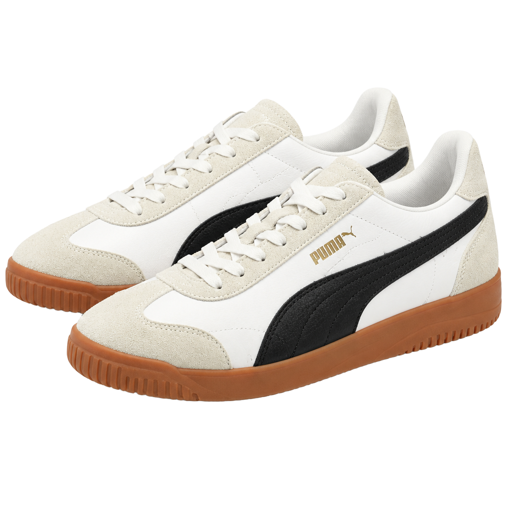 Puma Suede Sneakers in Black and White 1