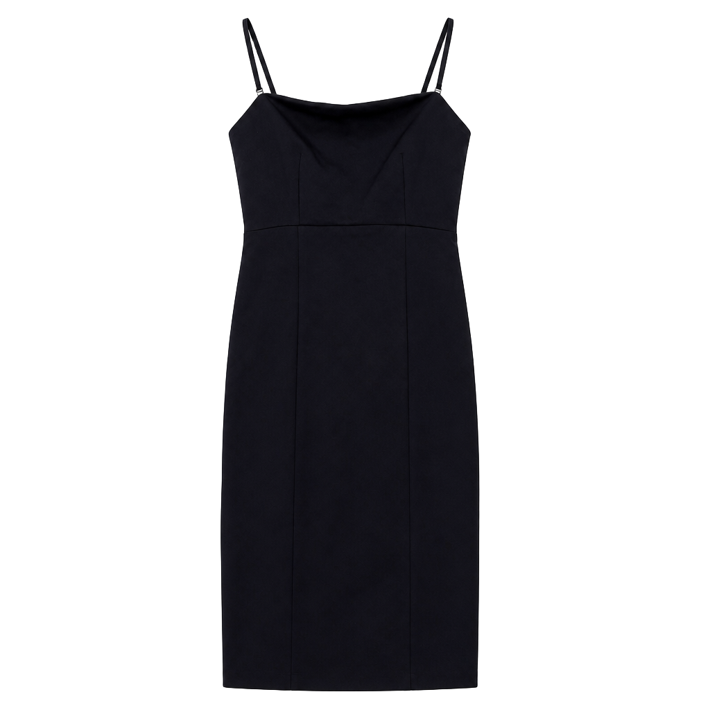 Bailey 44 Zori Ponte Midi Dress in Black 1
