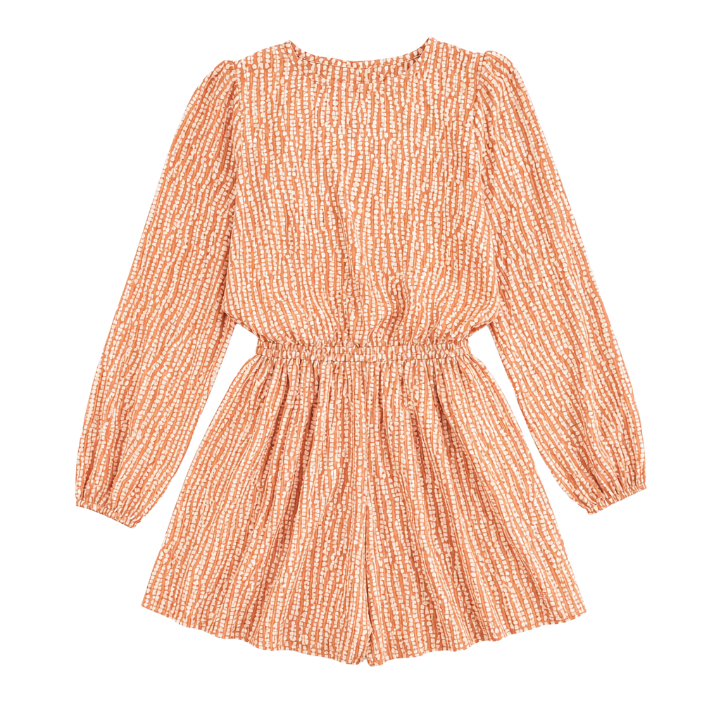 Talulah Amber Fawn Polka Dot Long Sleeve Mini Dress 1