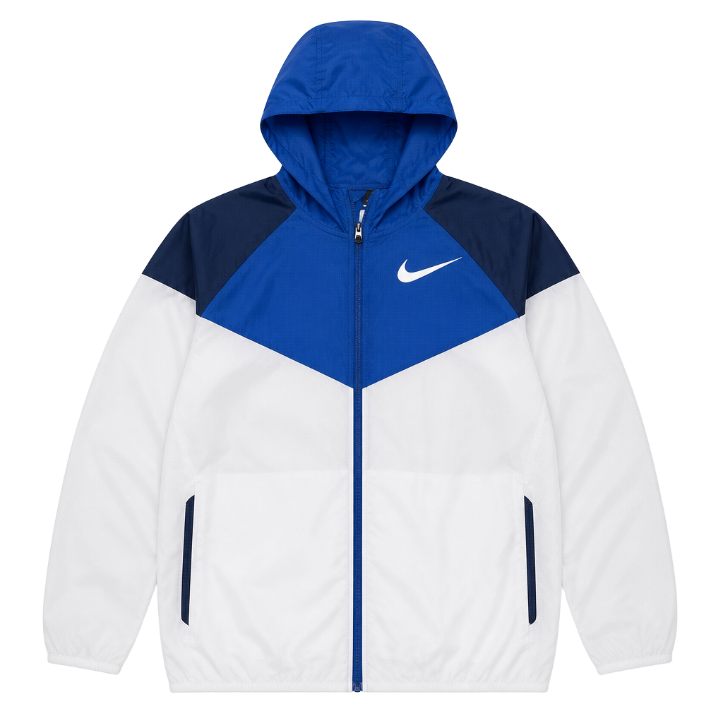 Nike Windrunner Men's Running Jacket Blue/White AR0257-100 1