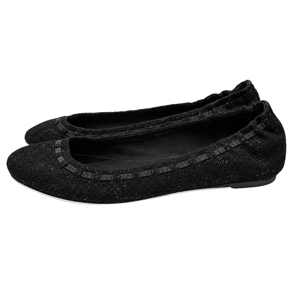 Donald J. Pliner Black Ballet Flats 1