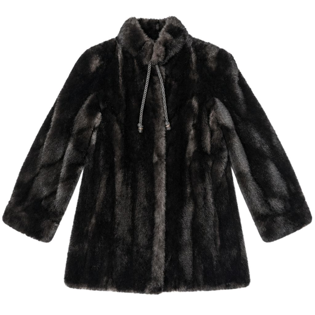 Mincara Styled By Russel Taylor Fur Coat Brown Vintage 1