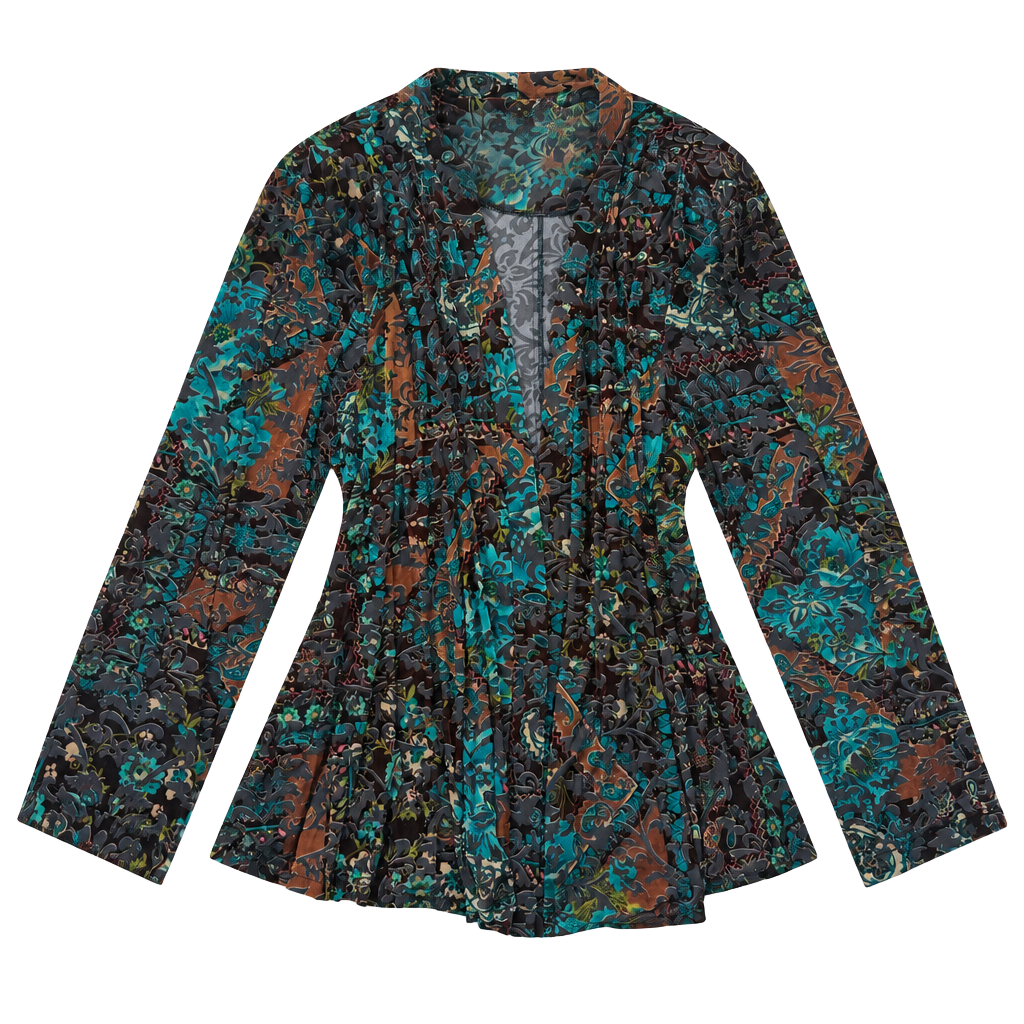 Whimsigoth Vintage velvet cardigan 1