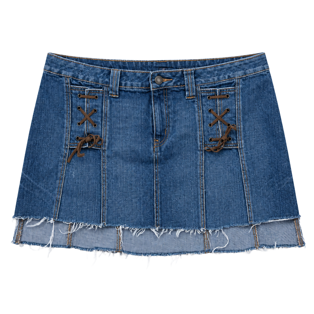 Y2K Vintage Fairycore Denim skirt 1