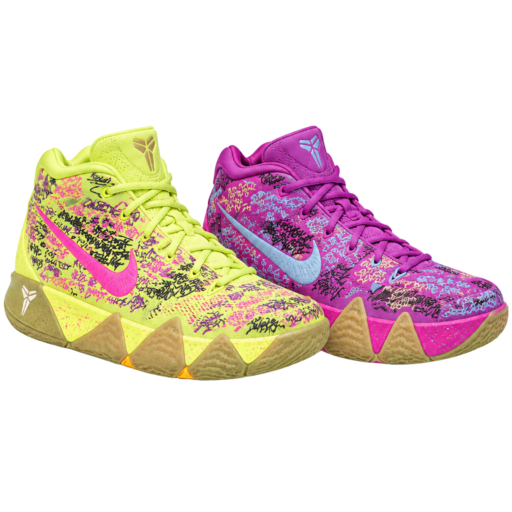 Nike Kyrie 4 Confetti Size 7Y Multi-Color Basketball Sneakers 1