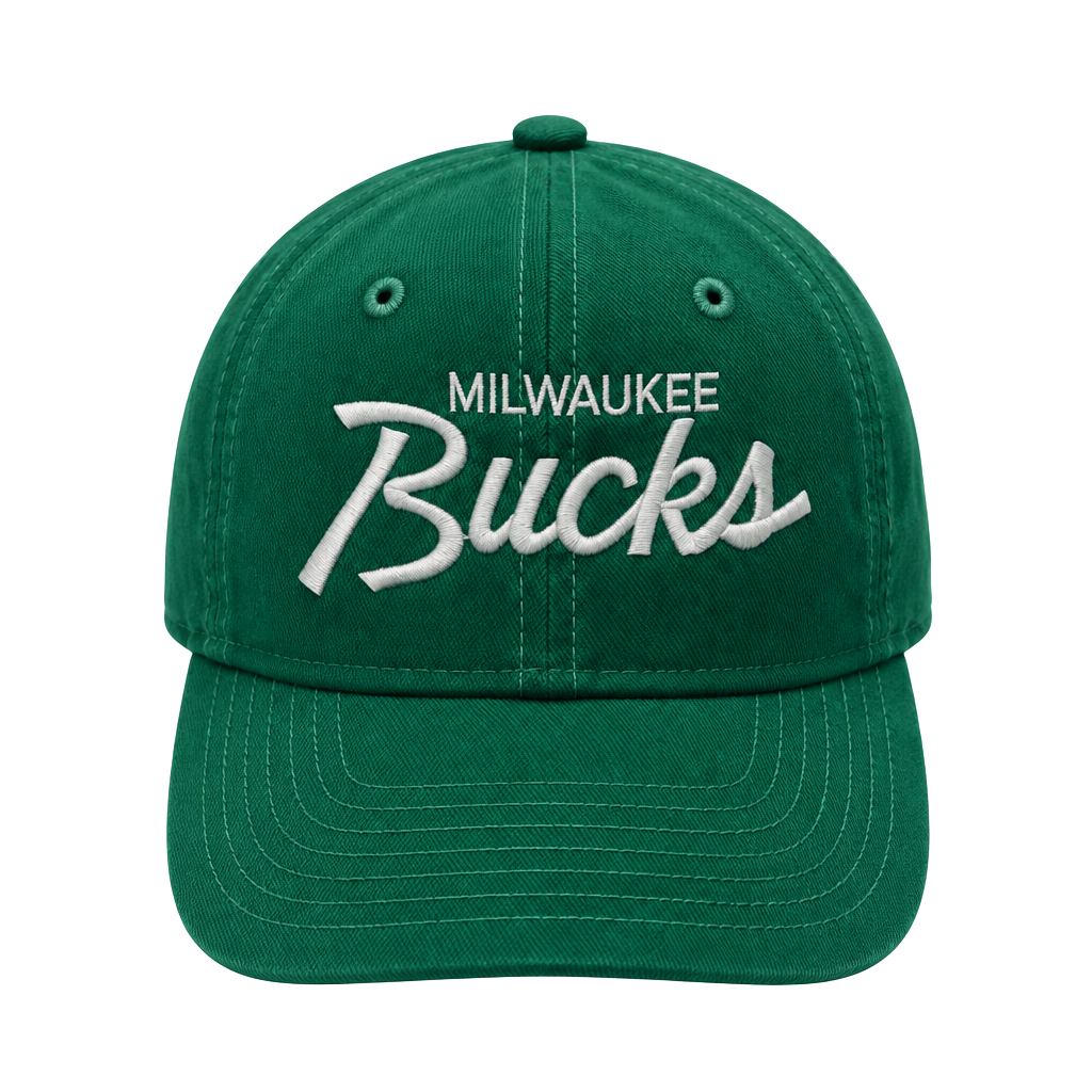 Vintage Milwaukee Bucks Sports Specialties Script Snapback ... 1
