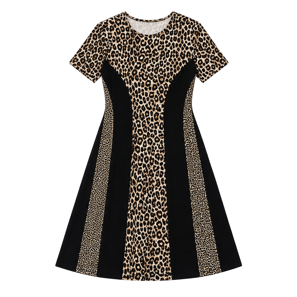 Michael Michael Kors Leopard Print Dress Size L 1