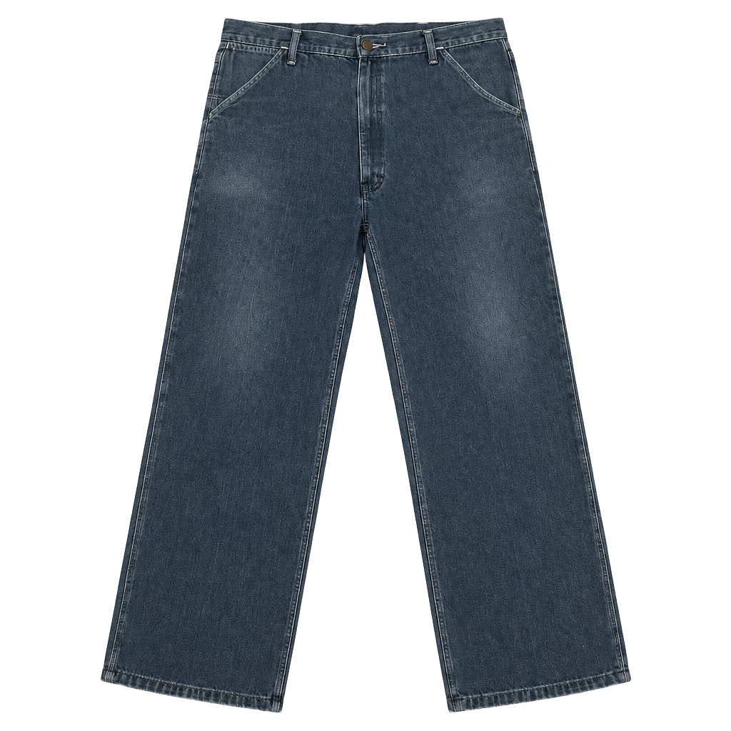 Vintage Sears Roebucks Carpenter Jeans 38x30 Dark Wash Denim Pants Workwear 90s 1