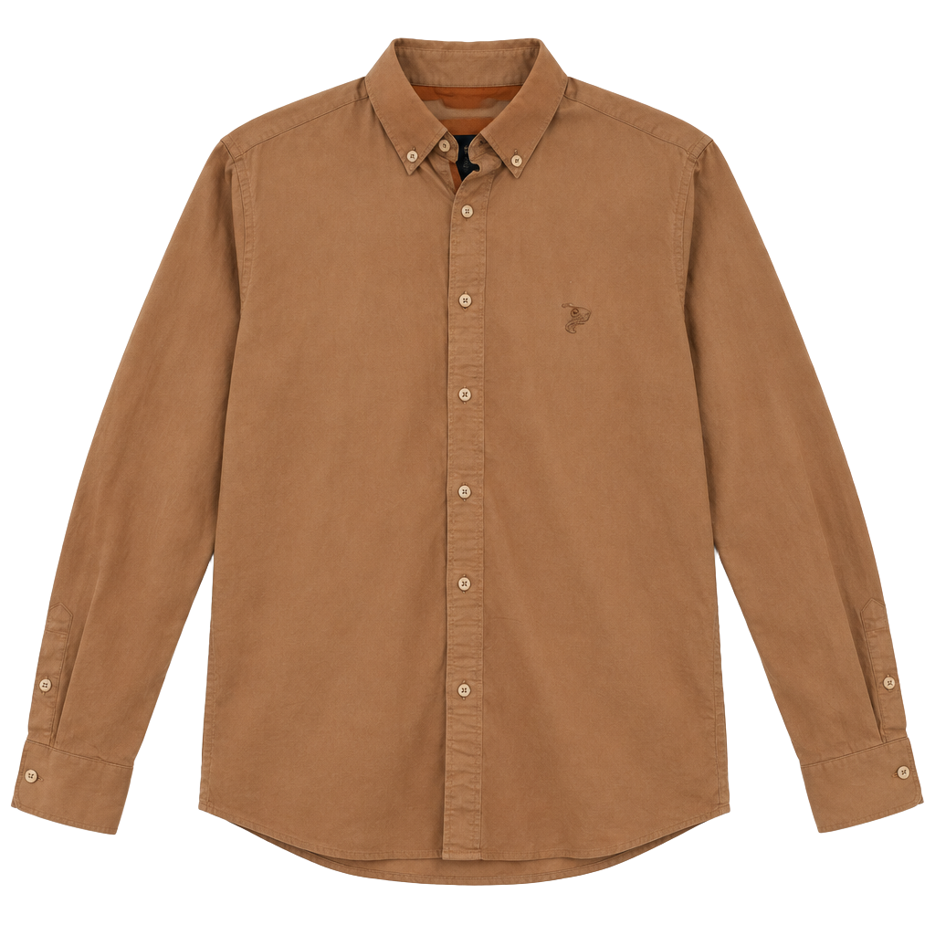 Regello Sport Mens 4XL Shirt Terracotta Orange Cotton Made in Turkey Big Tall 1