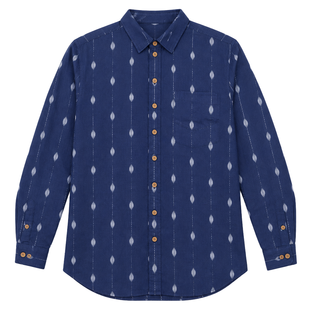 Duluth Trading Co Hemp Organic Cotton Shirt Womens XS Blue Button Front Boho 1
