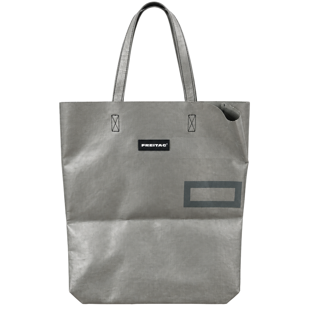 Freitag F52 Miami Vice Shopping Bag Silver Recycled Truck Tarp Tote 1