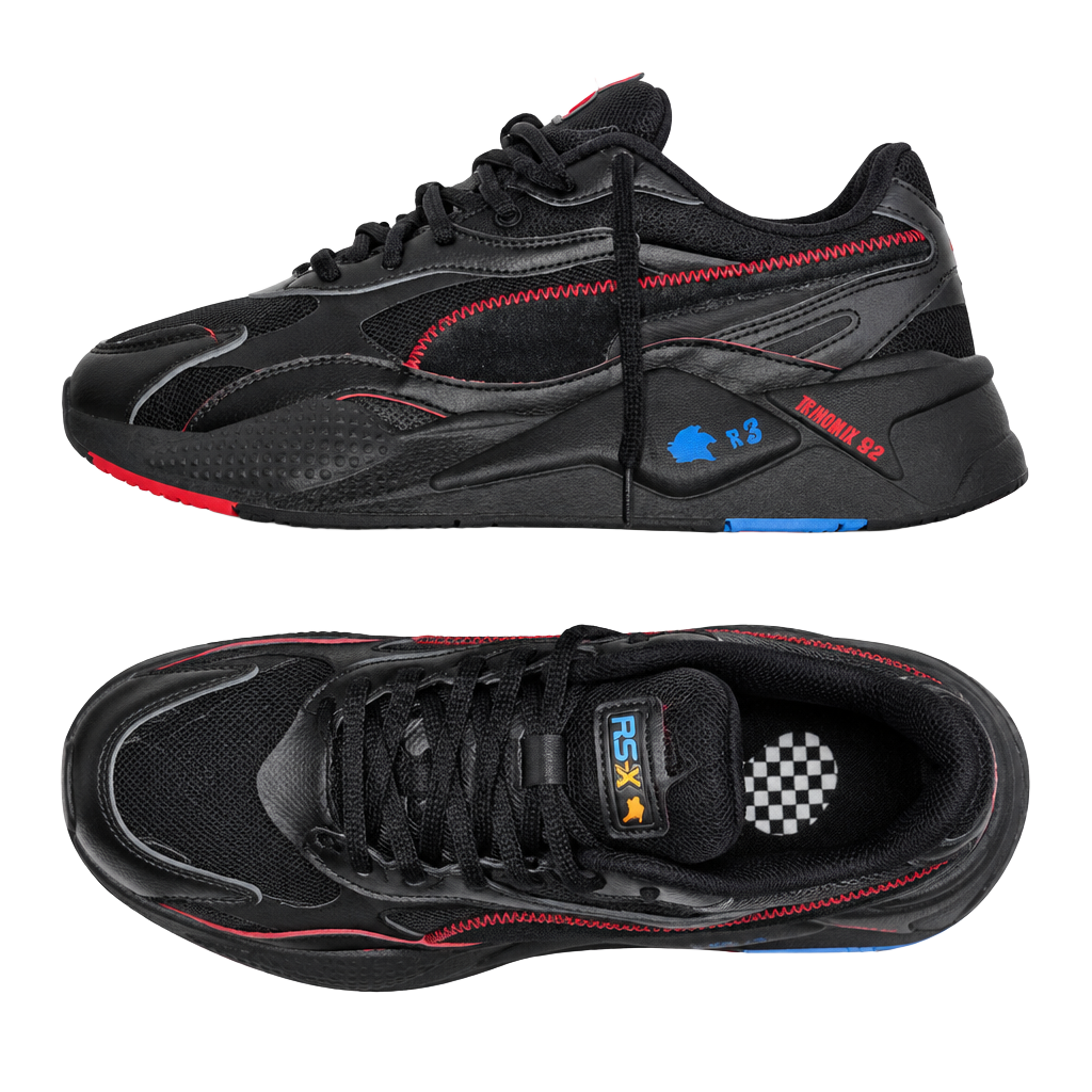 Puma RS-X Sonic Sneakers Black Red Blue 1