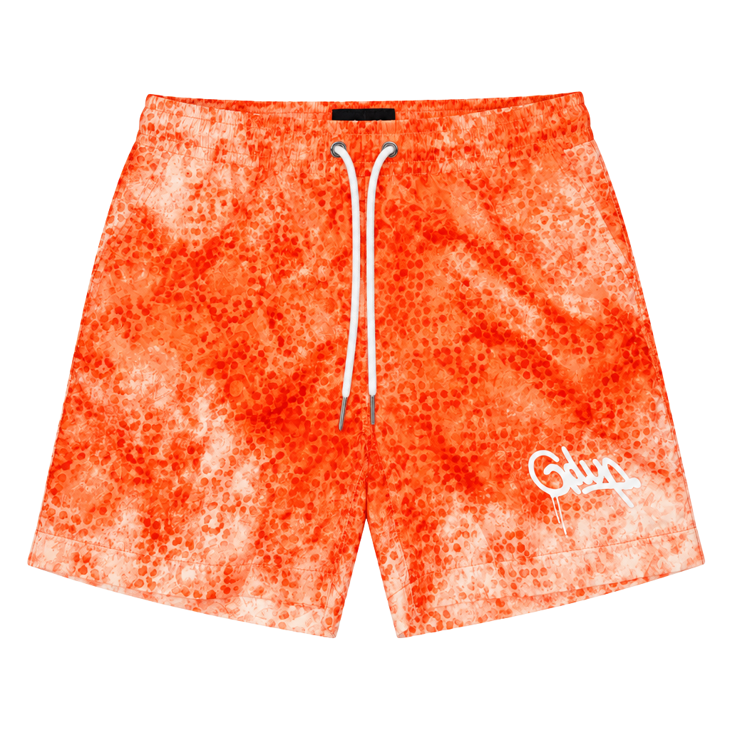 Geedup Orange Swim Shorts New With Tags 1