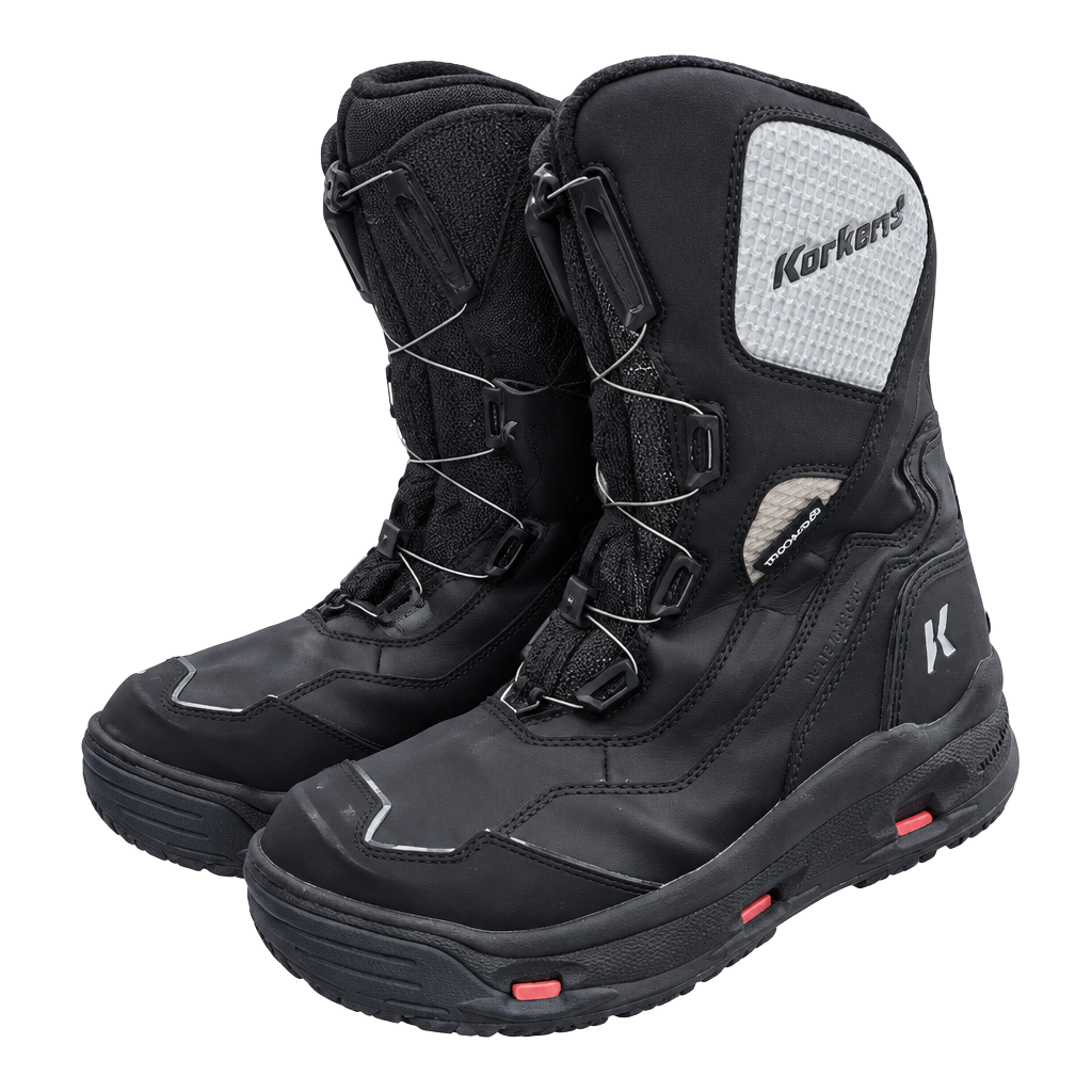 Korkers Polar Vortex 1200 Size 10 Mens Black Snow Boots 1
