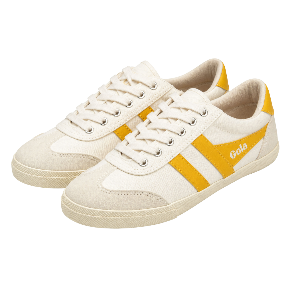 Gola CLA548 Womens Size 9 White Yellow Sneakers 1
