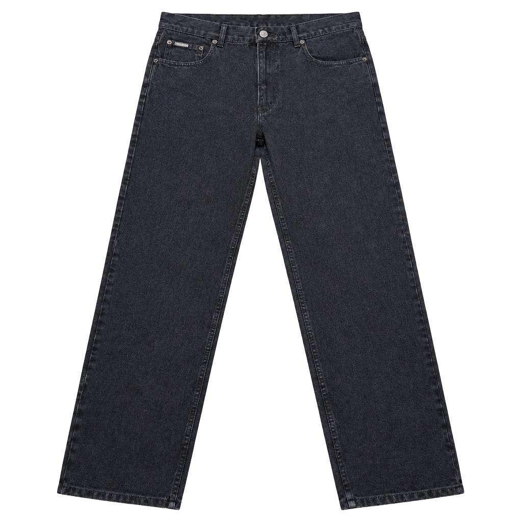 Calvin Klein Jeans Size 32 Black Denim Straight Leg Y2K Vintage 1