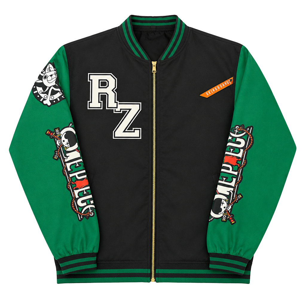 Fandomaniax One Piece Roronoa Zoro Bomber Jacket Men size XL 1
