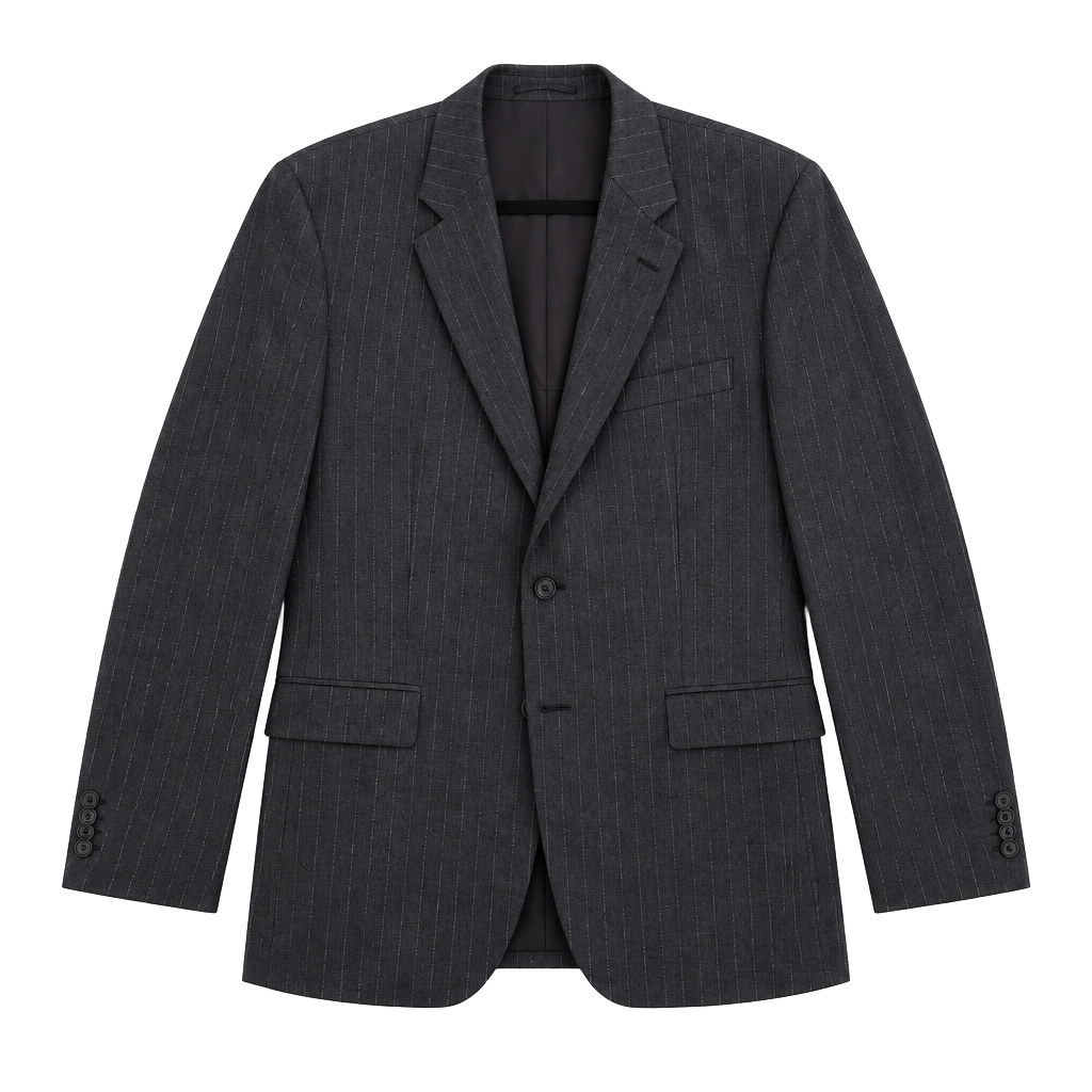 Lauren Ralph Lauren Mens 100% Wool Pinstripe Blazer Gray Sport Coat. 1