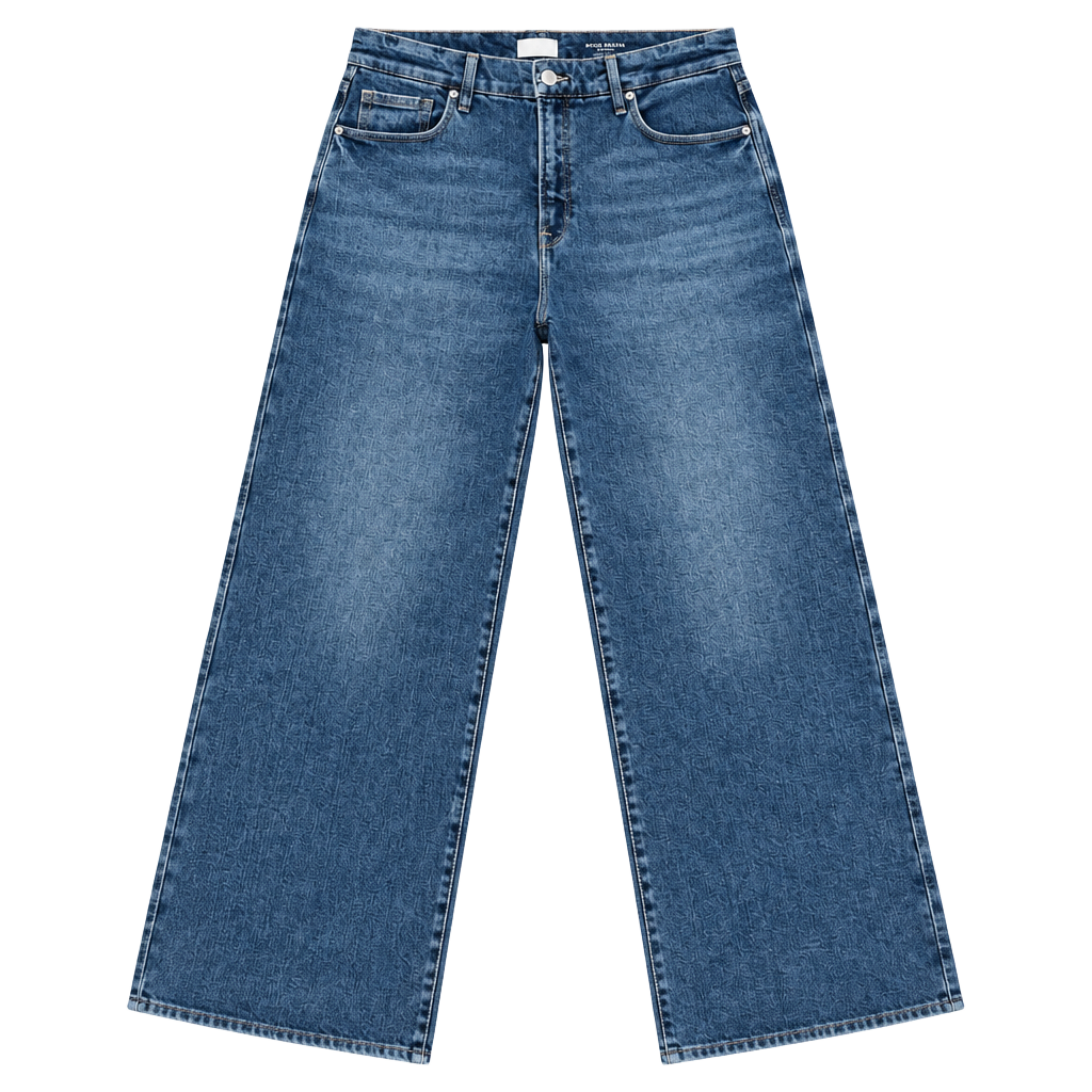Good American Good Skate Crop Size 14 / 32 High Rise Loose Leg Jeans 1