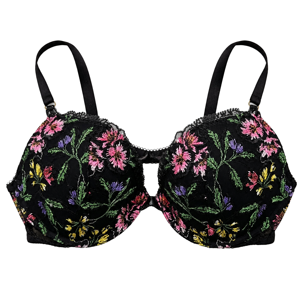 Victoria's Secret Very Sexy Push-Up Floral Embroidery Bra 1