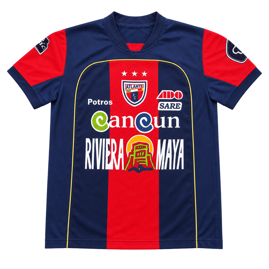 Garcis Atlante FC 2007-2009 Home Soccer Jersey Boys sz 12 1