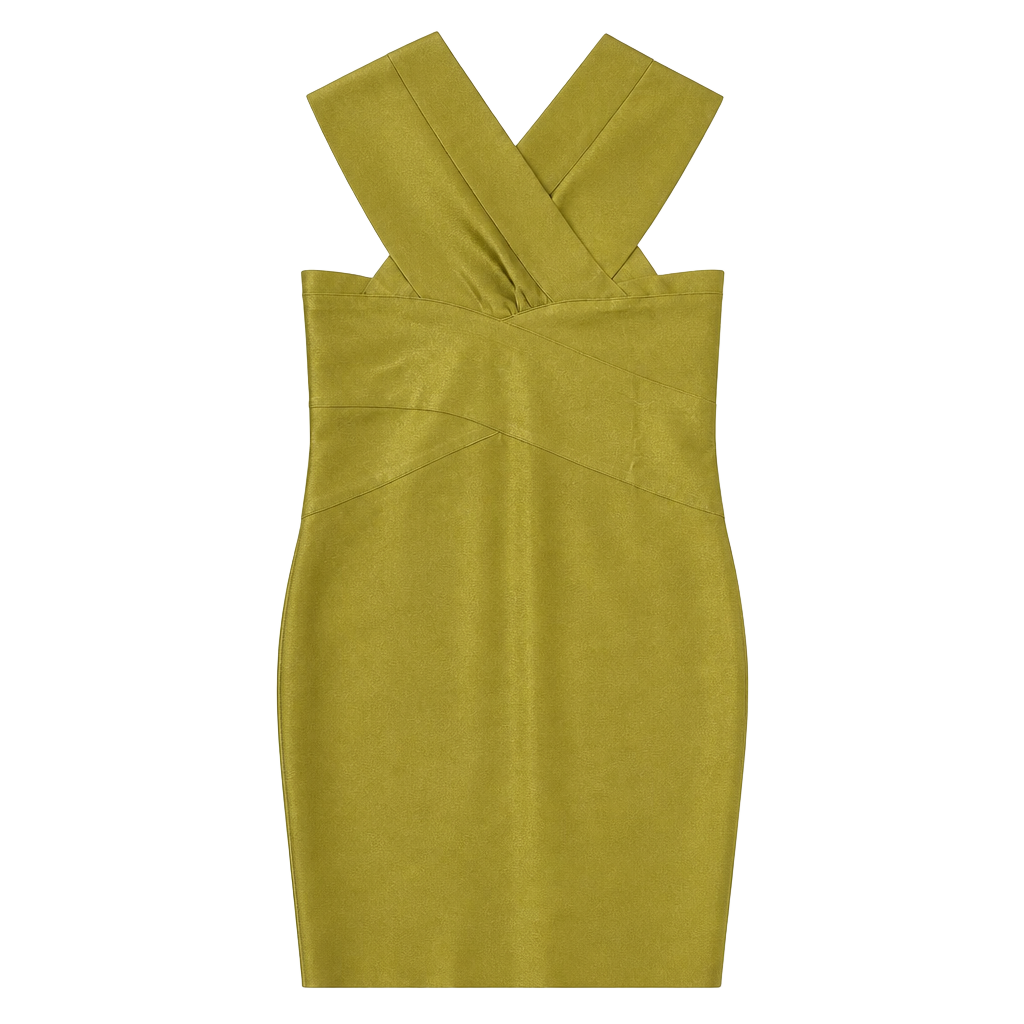 Fashion Nova Dolled Up For You Bandage Midi Dress Size XL 1