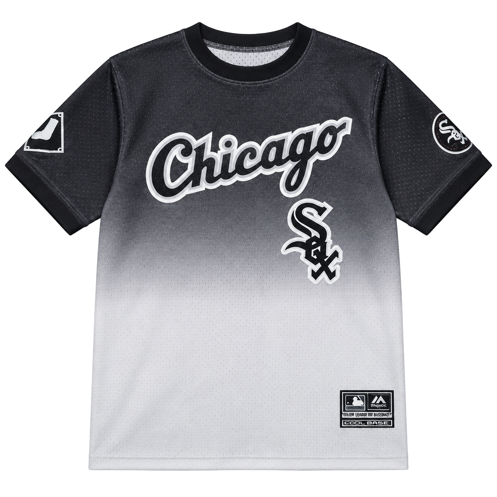 Pro Standard Chicago White Sox Ombre Jersey Black Gray 1