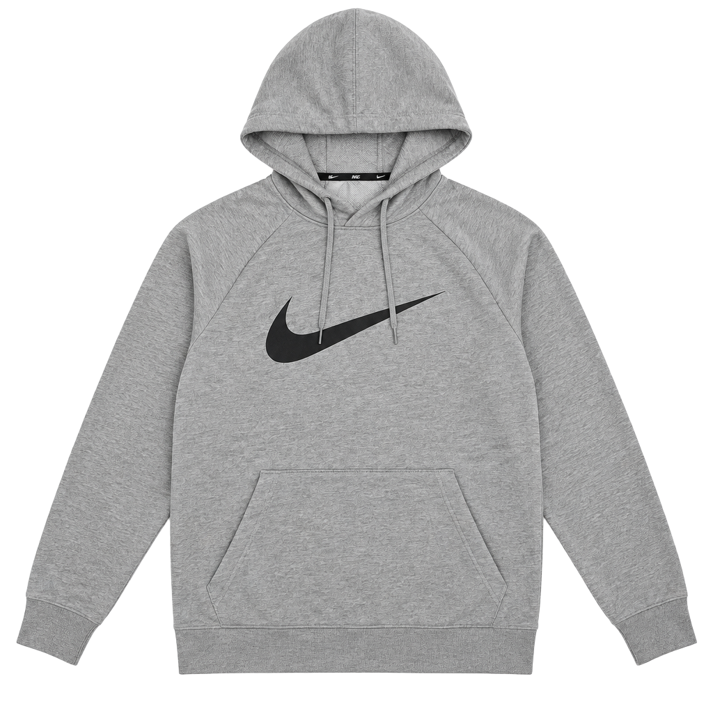 Nike Dri-FIT Swoosh Hoodie Size XL Grey 1