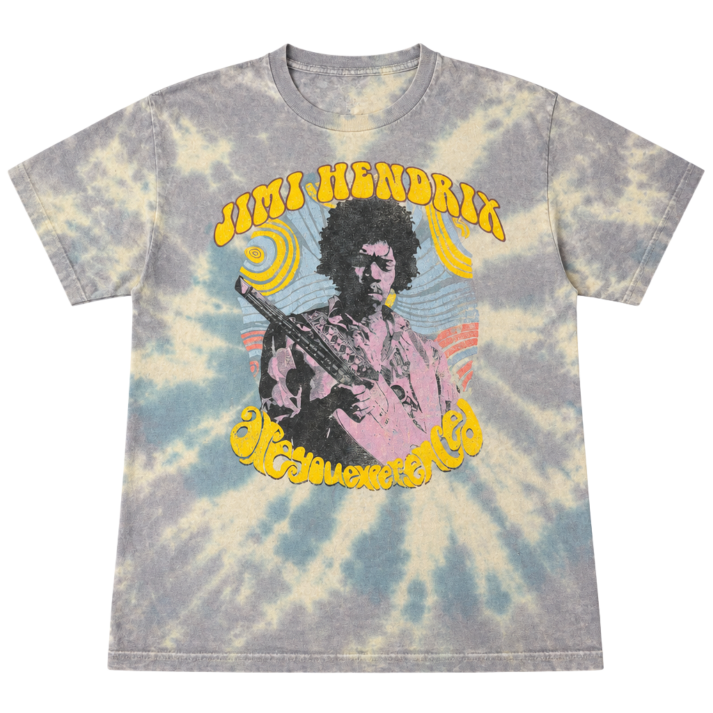 Authentic Hendrix Are You Experienced T-Shirt Size S Tie Dye 1