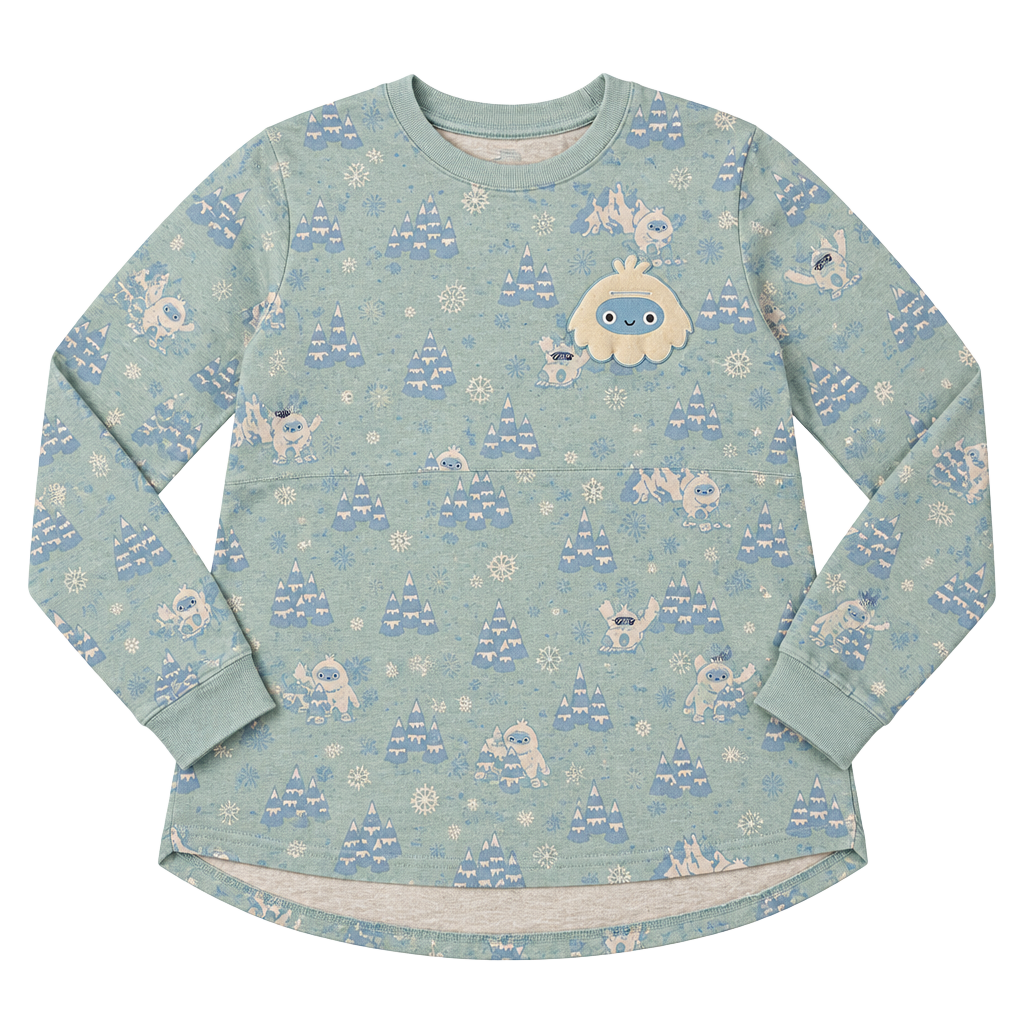 Disney Spirit Jersey Size XXL Yeti Winter Pattern Shirt 1