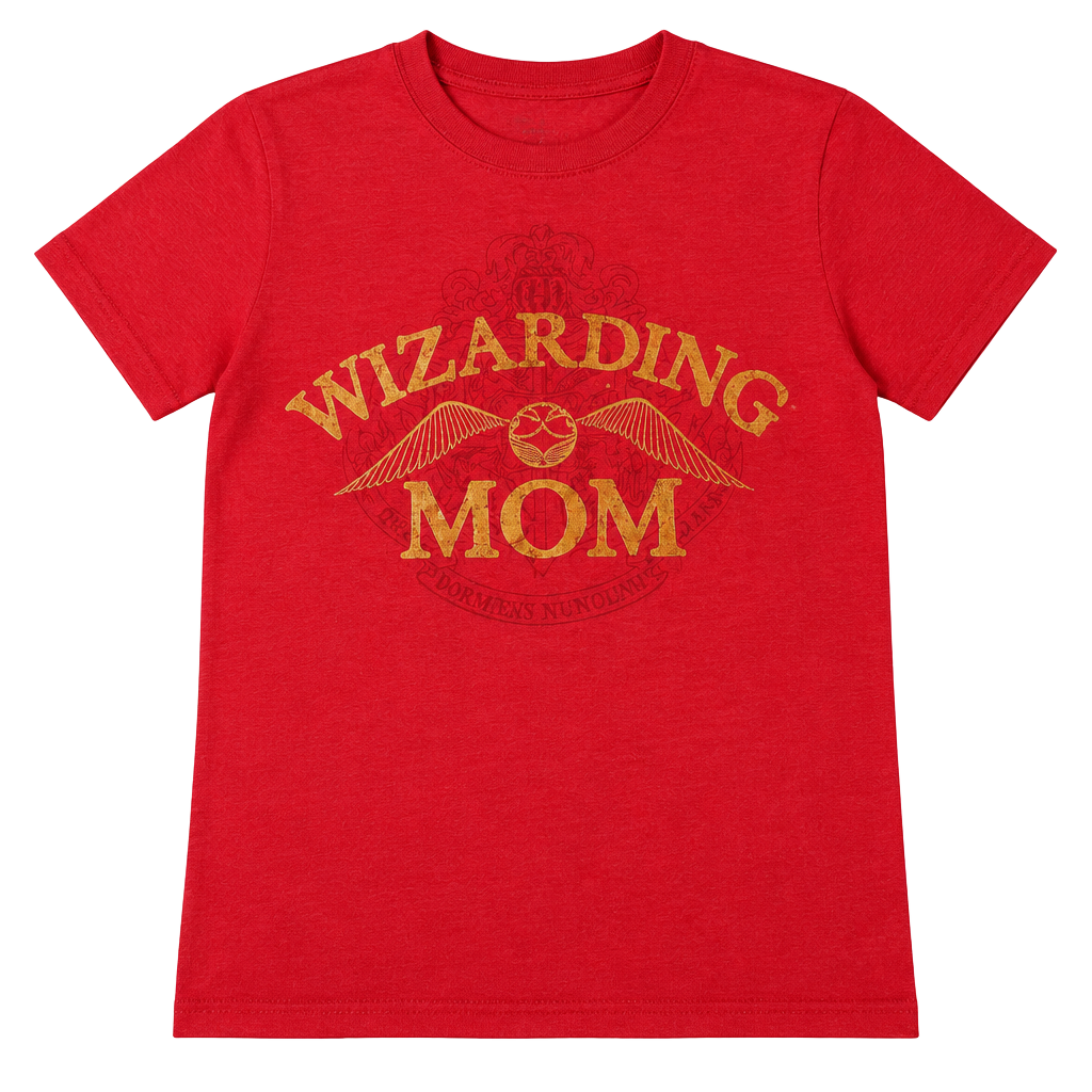 Universal Studios Harry Potter Wizarding Mom T-Shirt Size S Red 1