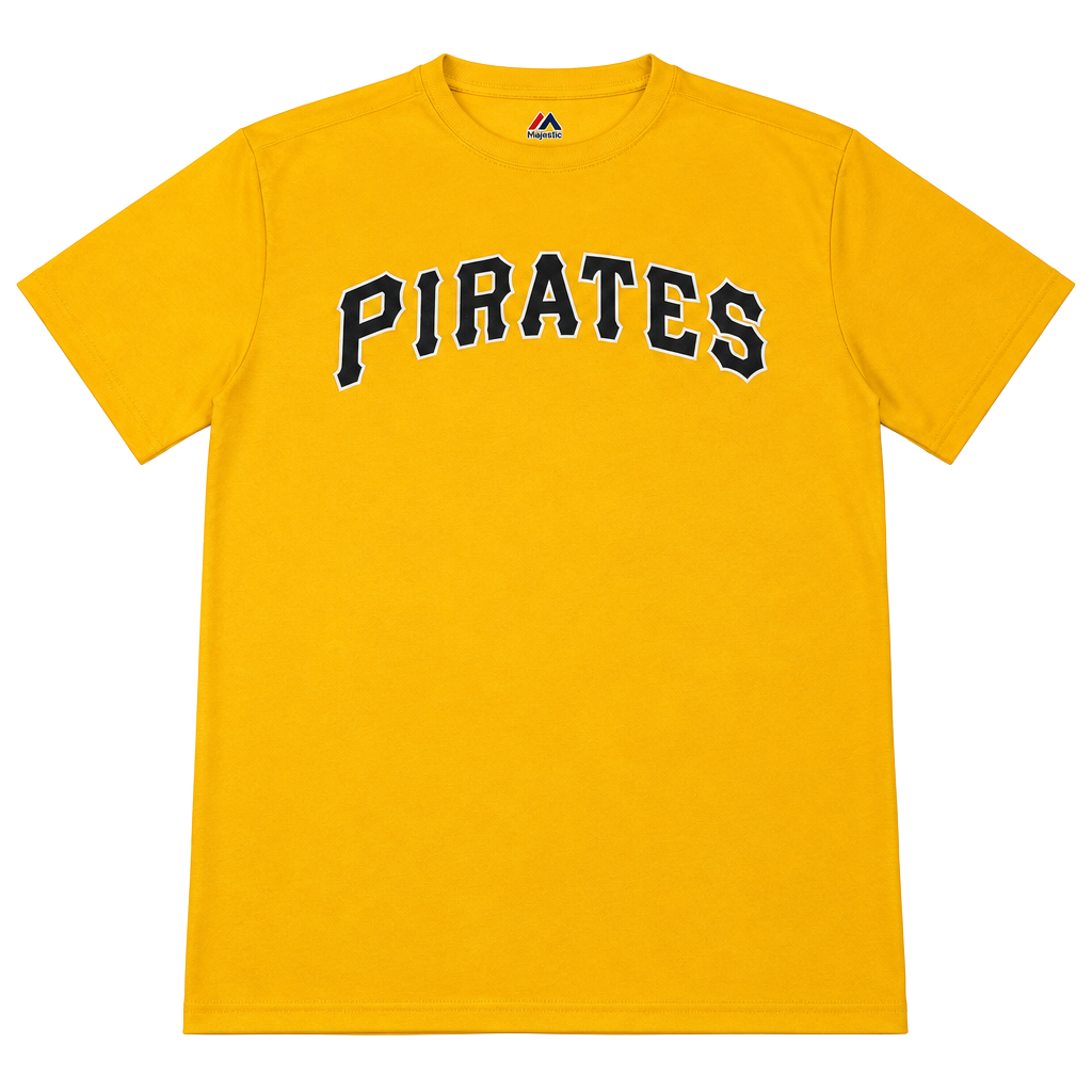 Majestic Pittsburgh Pirates MLB Cool Base T-Shirt 1