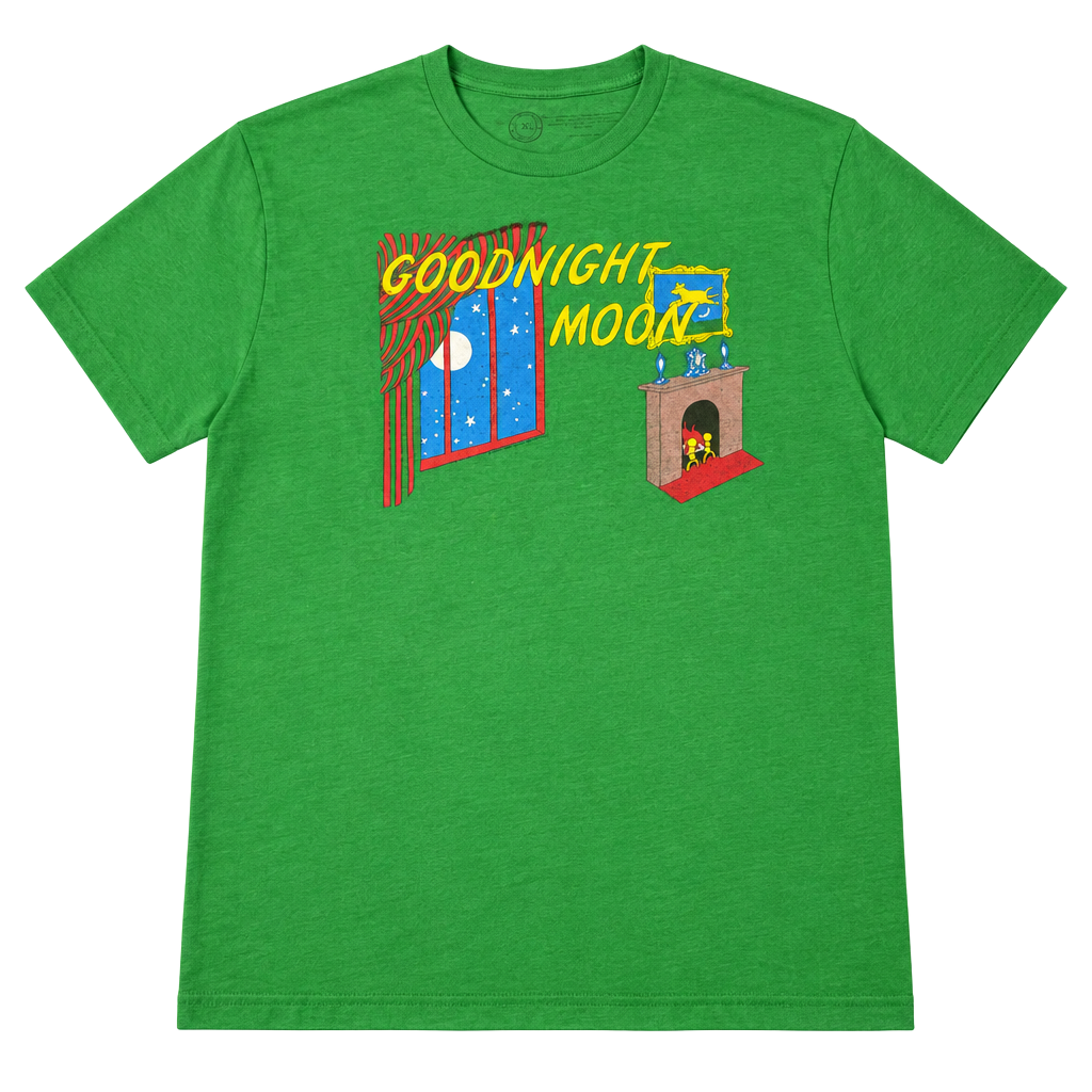 Goodnight Moon T-Shirt XL Green Graphic Tee 1