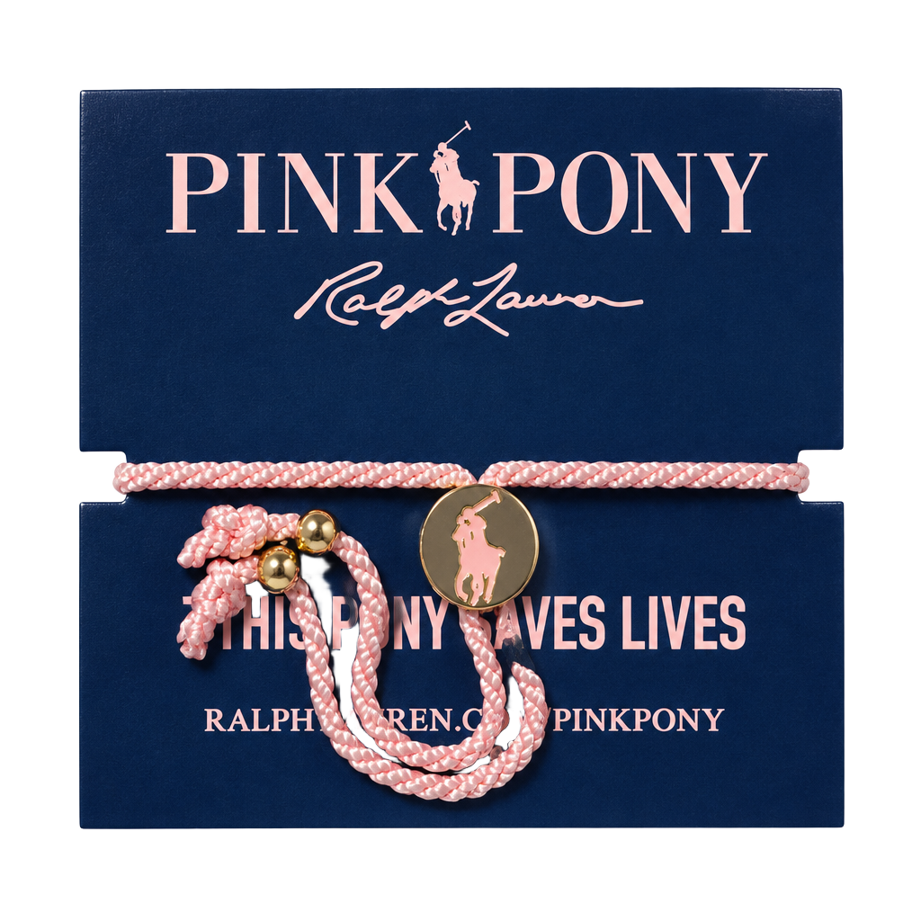 Ralph Lauren Pink Pony Cord Bracelet Pink 1