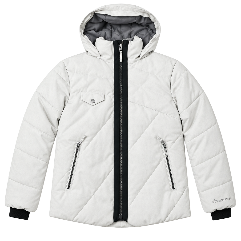 Obermeyer M White Puffer Jacket 1