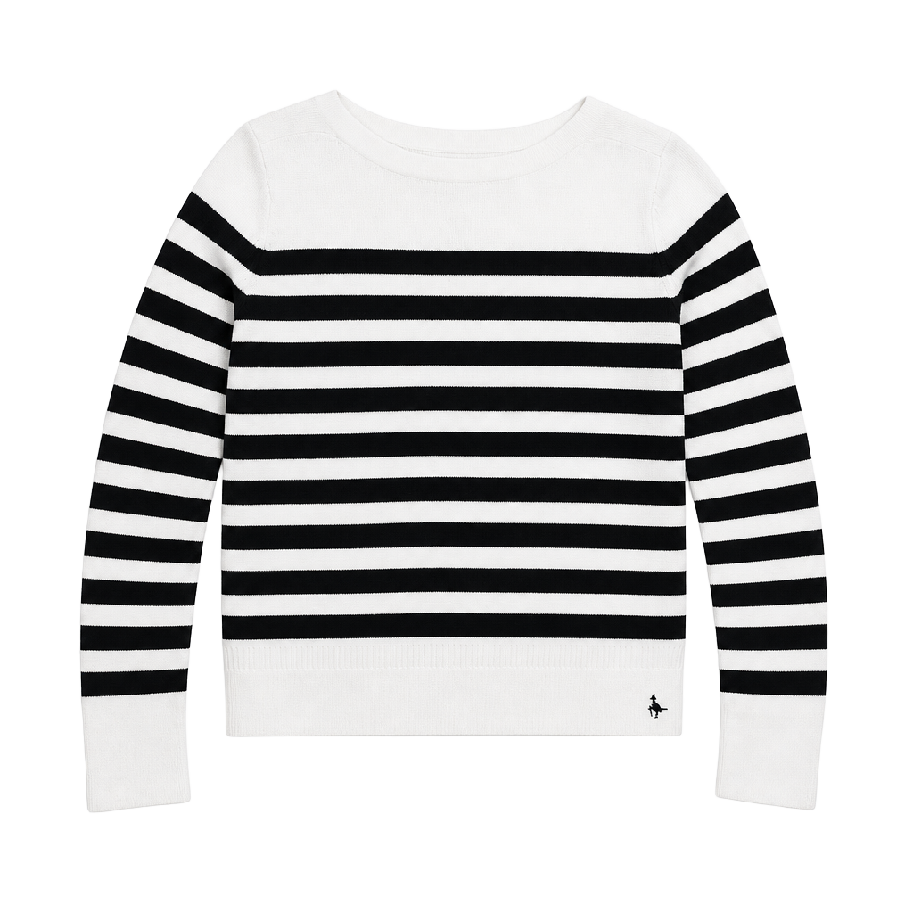 Black and white Striped Sweater 266 1