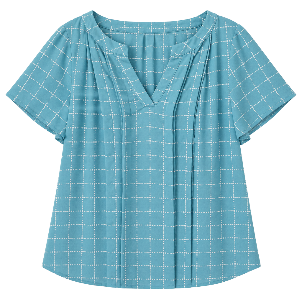 Lite blue and white blouse 272 1