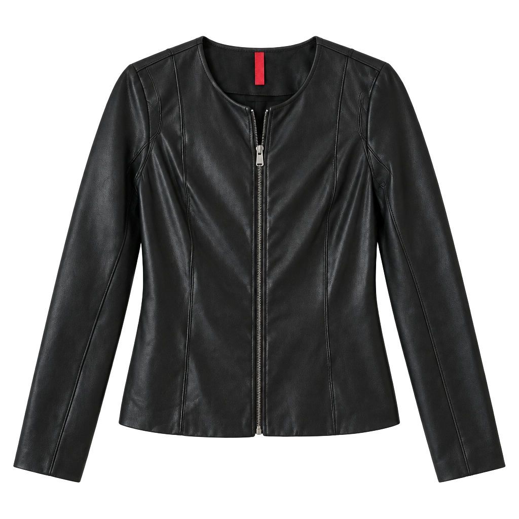 Spanx Faux Leather Jacket XS Black 1