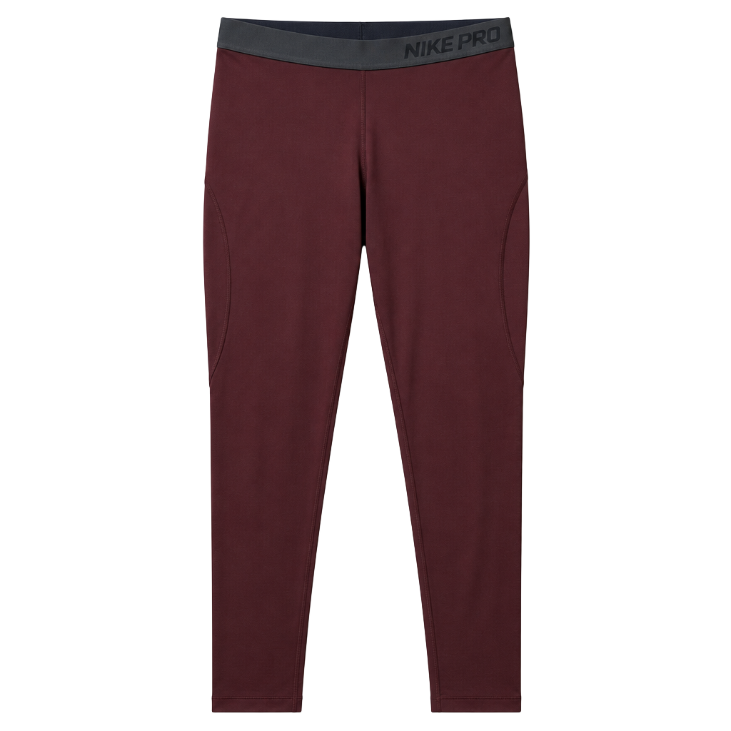 Nike Pro Dri-Fit Leggings Size M Burgundy 1