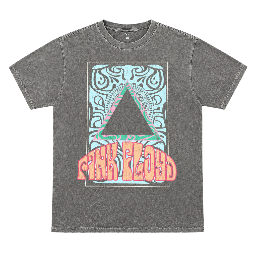Pink Floyd Graphic T-Shirt Size S Charcoal Gray Concert Tour Tee 1