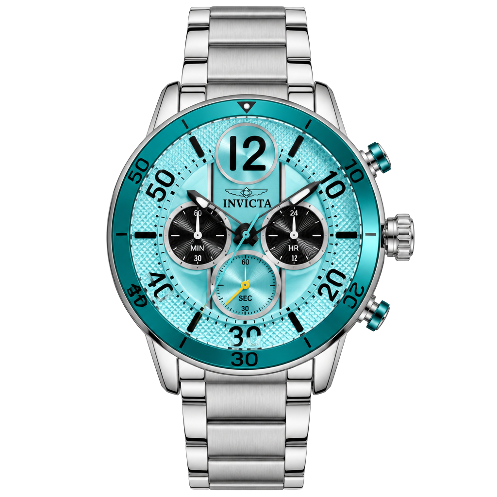Invicta Speedway 50879 Men's Chronograph Watch Turquoise Dial 44 mm 1