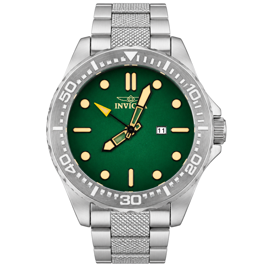 Invicta Speedway Quartz Green Dial Stainless Steel Watch 49100 1
