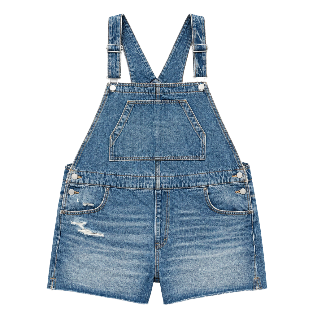 Universal Thread Women's Denim Overall Shorts Size 14 1