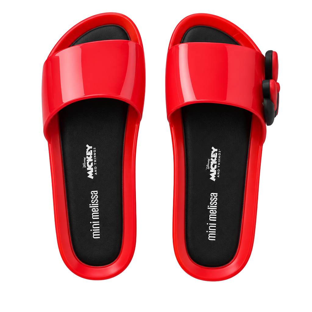 Melissa Minnie Mouse Red Slides Size 2 1