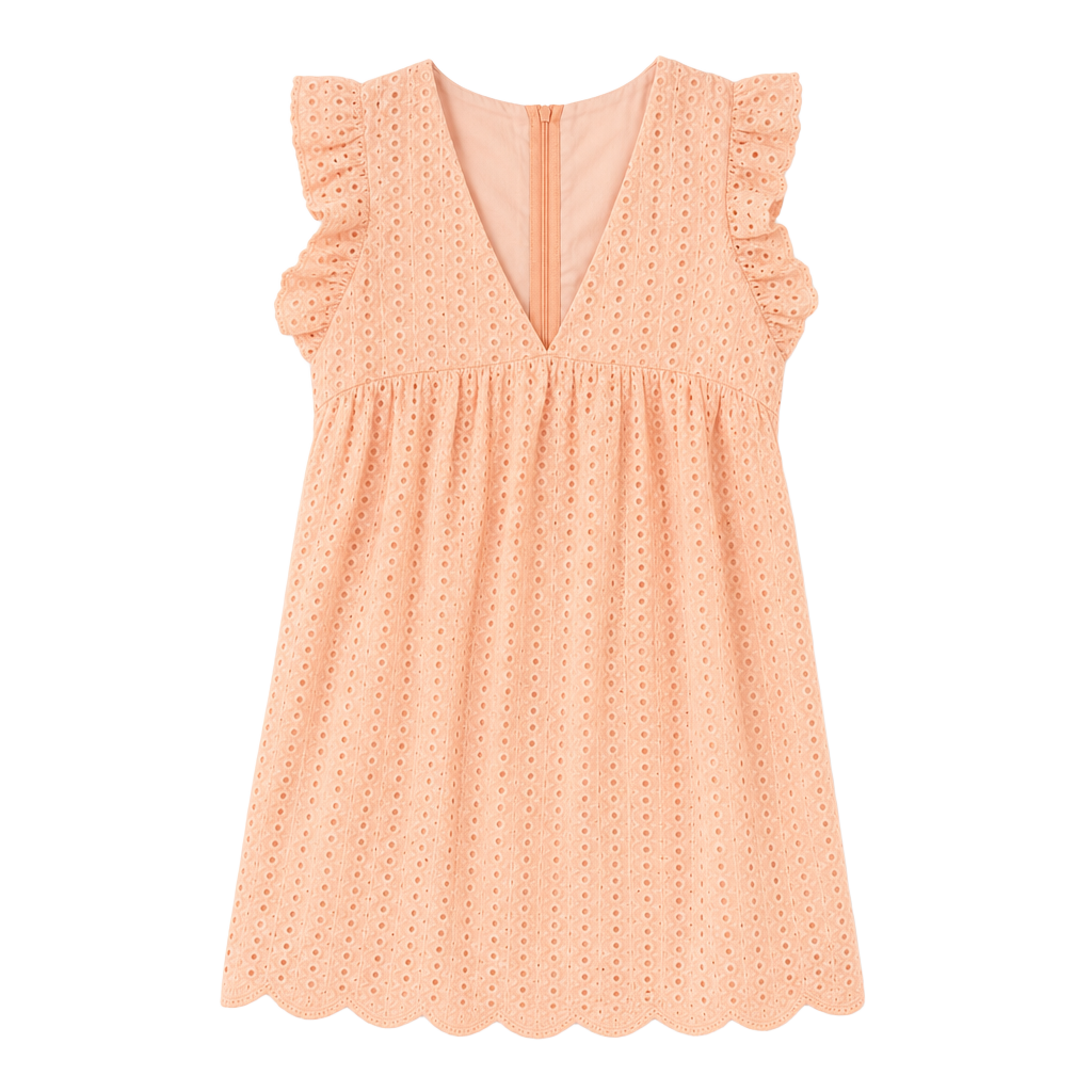 Pink eyelet baby doll dress new with tags Amazon medium 1