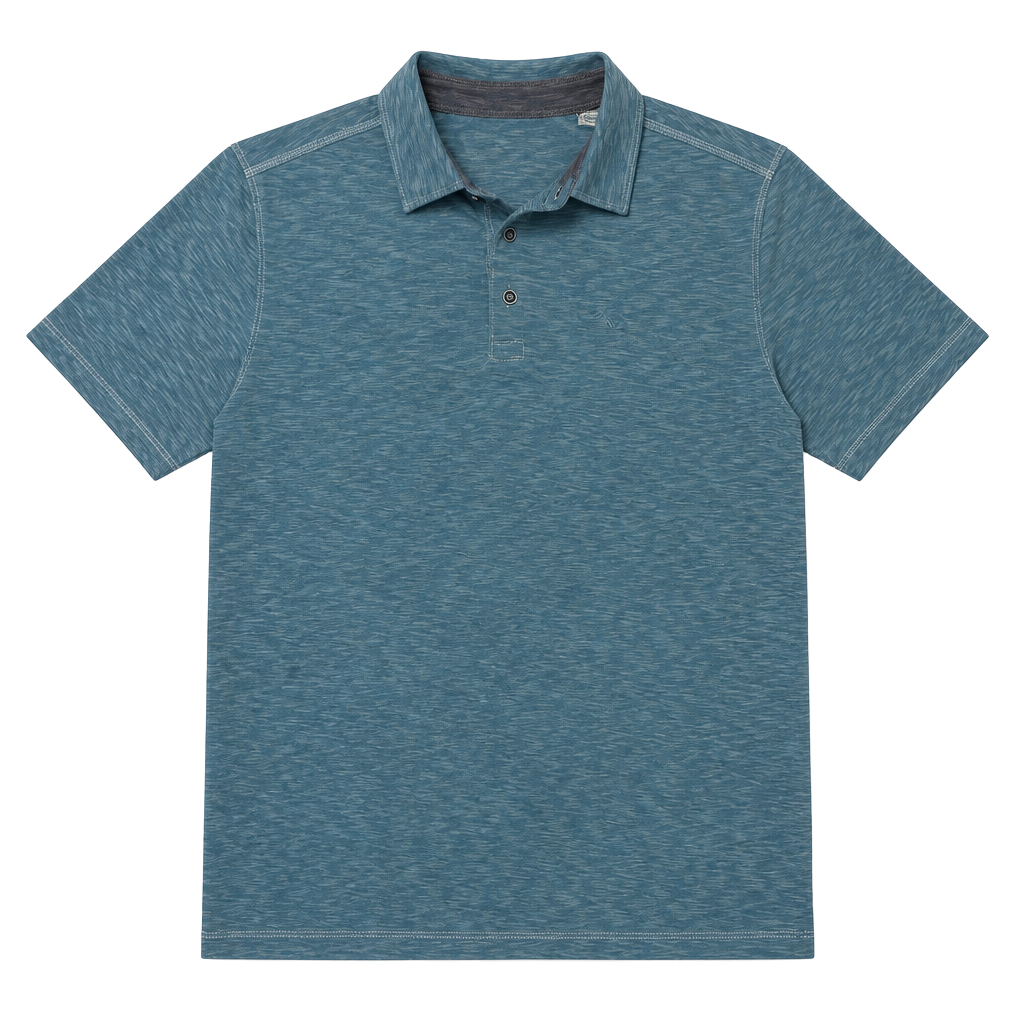 Tommy Bahama Mens Short Sleeve Space Dye Polo Shirt Green Size M 1