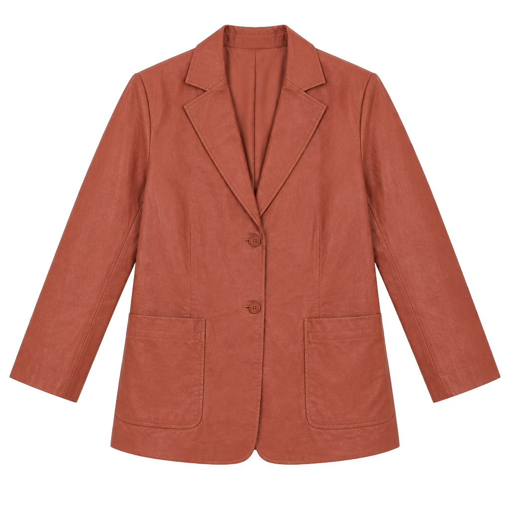 Pumpkin Spice Leather Jacket 1
