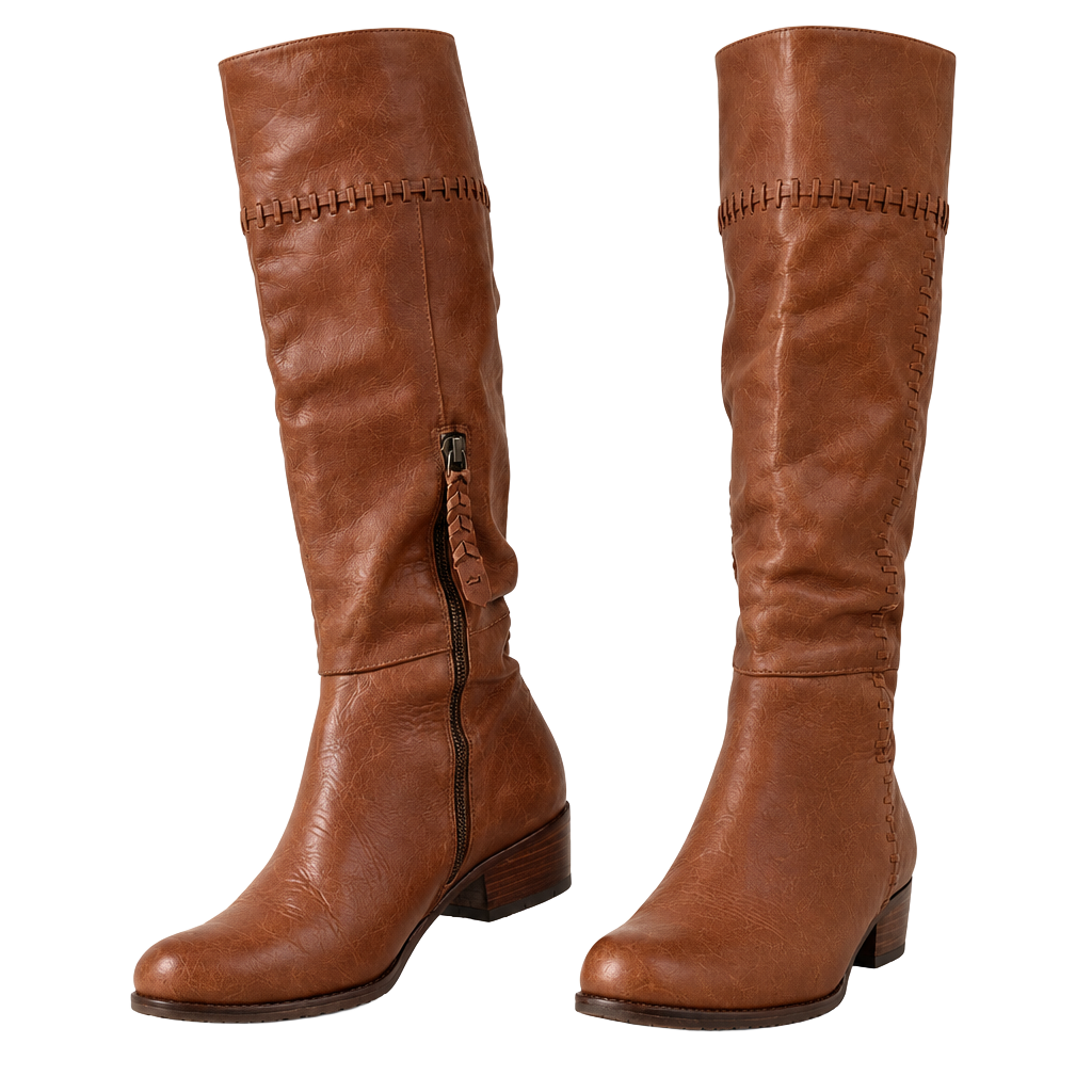 Vintage Tan Leather Campus Boots 1